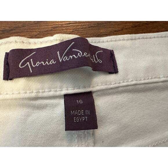 Gloria Vanderbilt Amanda Boot Cut Jeans – White | Women’s Size 16 NWT - Picture 6 of 11